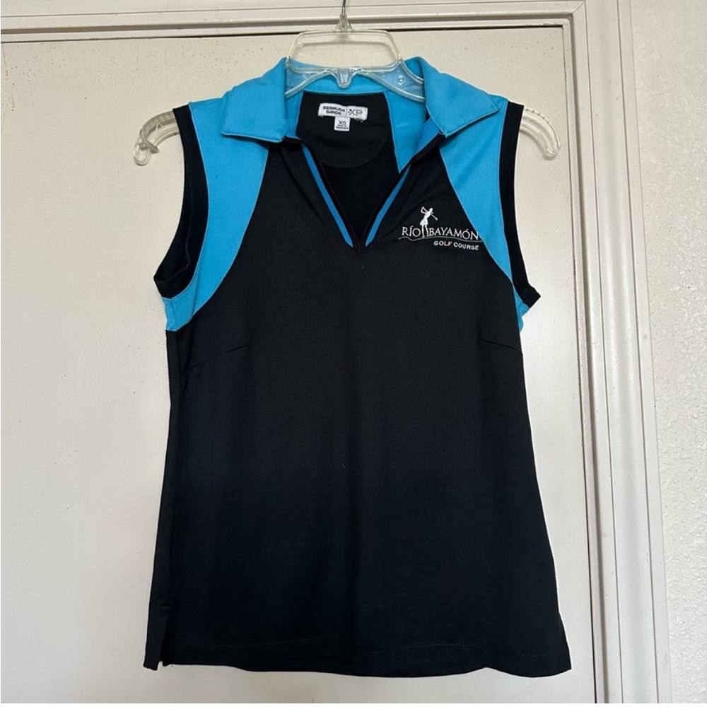 Puerto Rico golf course sleeveless polo